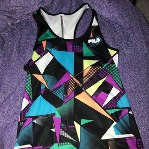 girls fila athletic tank